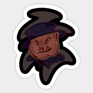 Wild boar mafiosi Sticker